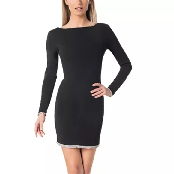 dress the population lola dress Dress the Population Lola - Gold Sequin Dress - Bodycon Dress - Backless Dress